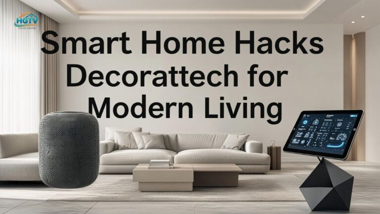 Smart Home Hacks Decoradtech for Modern Living